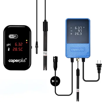110-240 В Caperplus Аквариум Q2 PH Температура TDS 3 В 1 Интеллектуальный монитор Детектор WIFI приложение PH Цифровой монитор Аквариумы