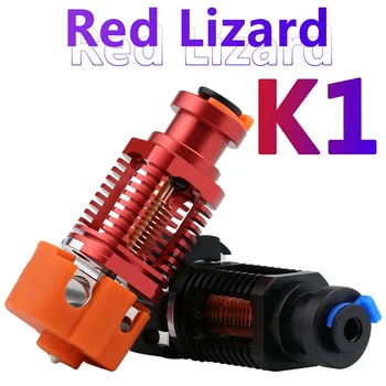 3D-принтер Red Lizard k1 V6 Hotend в сборе с покрытием из меди Hotend для экструдера Titan Voron Prusa I3 MK3