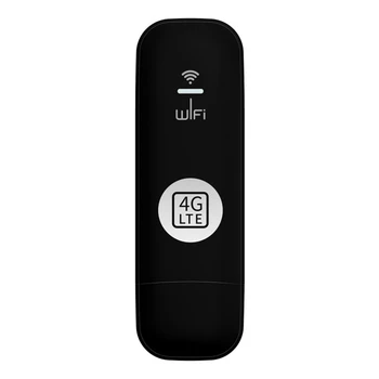 4G USB WIFI модем со слотом для SIM-карты 4G LTE Автомобильный беспроводной WiFi маршрутизатор Поддержка B28 Европейского диапазона Черный
