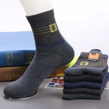 5 пар/компл. Мужских носков до щиколотки, осенне-зимний домашний мужской повседневный шерстяной носок FS99