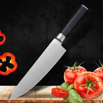 8-Дюймовый японский профессиональный нож шеф-повара из нержавеющей Стали, Кухонный нож для мяса, овощей, Нож для нарезки Рыбного филе, Ножи с подарочной коробкой