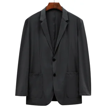 B2198-Мужской повседневный весенне-осенний костюм, мужское пальто свободного покроя
