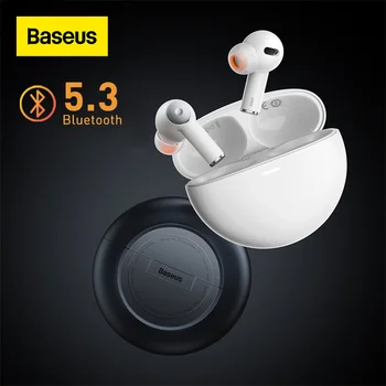 Baseus Bowie EX Bluetooth Наушники TWS Wireless 5.3 In-Ear Hifi с низкой задержкой для управления приложением для видеоигр 30-часовая батарея