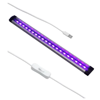 Blacklight USB УФ-лампа, ультрафиолетовая люминесцентная лампочка CFL, фиолетовые лампы для обнаружения, Сценическая лампа, Художественная спальня на Хэллоуин