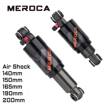 MEROCA Амортизатор Самоката Из Алюминиевого Сплава Air 125 мм/150 мм/165 мм/190 мм/200 мм Задний Амортизатор для MTB/Складного Велосипеда