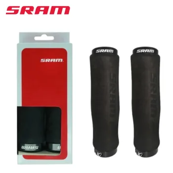 SRAM 1 Пара Сверхлегких Рулей MTB Для Велоспорта, Противоскользящие Губчатые Ручки для Горного Велосипеда, Руль для велосипеда с 1 Парой Замков