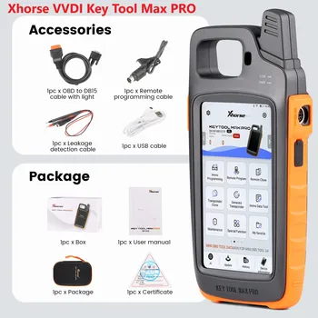 Xhorse VVDI Key Tool Max PRO Сочетает в себе функции Key Tool Max Mini OBD Tool