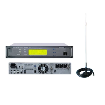 ZHC618F 30 Вт FM-радиопередатчик PLL DSP Аудио и автомобильная антенна-присоска CA200 В комплекте