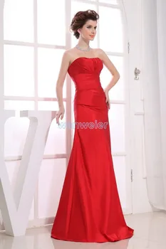 бесплатная доставка, vestidos formales 2016, высококачественные дизайнерские платья макси для горничной, индивидуальный размер/цвет, длинные красные сексуальные платья для подружек невесты