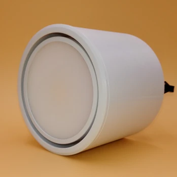 Бесплатная Доставка Затемняемый 12 Вт Теплый Натуральный холодный белый Поверхностный монтаж COB светодиодный светильник с Подсветкой Белый корпус AC85-265V