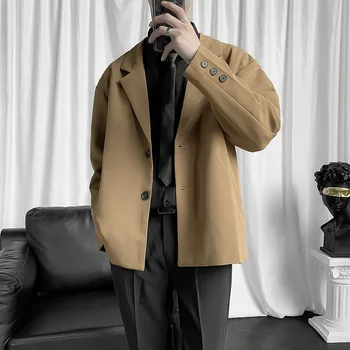 костюм 6649-2023, весенний новый деловой профессиональный мужской пиджак, повседневная корейская версия костюма