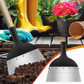 Лопата для уборки сада на открытом воздухе, Многофункциональная лопата для уборки сада на открытом воздухе, Инструмент для уборки сорняков, Совок для сбора сорняков
