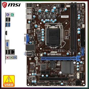 Материнская плата MSI B75MA-IE35 поддерживает процессор Intel Core i7 i5 i3 Pentium Celeron DDR3 16G 3-го поколения с разъемом Socket 1155