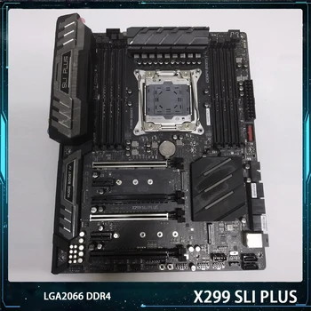 Материнская плата X299 SLI PLUS LGA2066 DDR4 SATA3*8 M.2 *2 U.2 256G ATX X299 Работает идеально Быстрая доставка Высокое качество