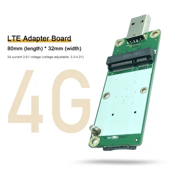 Модуль 4G Коммутатор EC20 Плата разработки Mini PCIe to USB промышленного класса 4G более стабильный