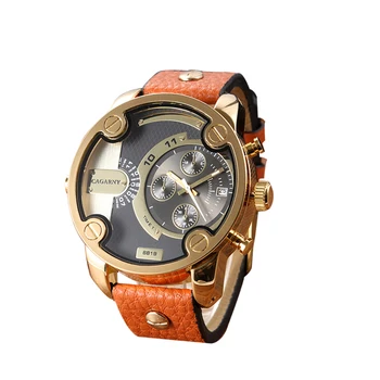 Мужские часы Cagarny люксового бренда с оригинальным кожаным ремешком, мужские кварцевые наручные часы, военные часы Relogio Masculino, мужские часы