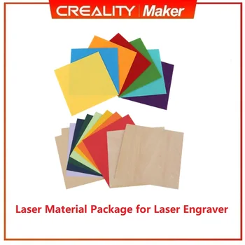 Набор материалов для лазерной гравировки CREALITY 3D Деревянная доска из крафт-цветной войлочной бумаги DIY Art Design для лазерной маркировочной машины