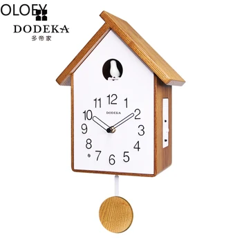 Настенные часы с Маятником Кукушки, Деревянная Птица, Большие Часы, Настенные часы для гостиной, Винтажные Настенные часы Reloj De Pared, Современный Дизайн 2020