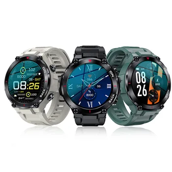 Новые Умные мужские часы с Bluetooth-вызовом, водонепроницаемый уличный мультиспортивный фитнес-трекер, пульсометр, умные часы для Android Ios