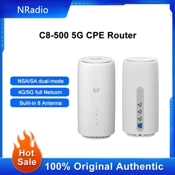 Оригинальный WiFi-маршрутизатор NRadio C8-500 Со встроенной антенной 8 NSA/SA Mesh 5G CPE, Гигабитный сетевой Расширитель, Усилитель Со слотом для sim-карты