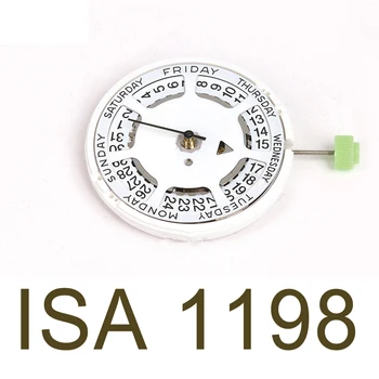 Подлинный фирменный новый швейцарский ISA 1198, оригинальный кварцевый часовой механизм, запасные части для ремонта часов