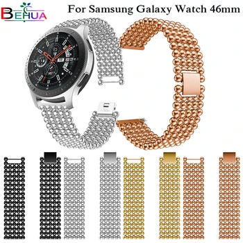 Роскошный Браслет из сплава, сменный ремешок для Samsung Galaxy Watch 46 мм, аксессуары для часов SM-R800, высококачественные ремешки для наручных часов