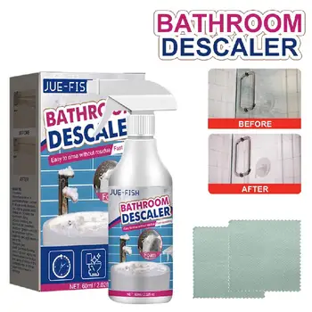 Спрей для чистки ванной комнаты, многоцелевой очиститель, мощное средство для удаления пятен, Быстрое удаление плесени, накипи, аксессуары для чистки туалета