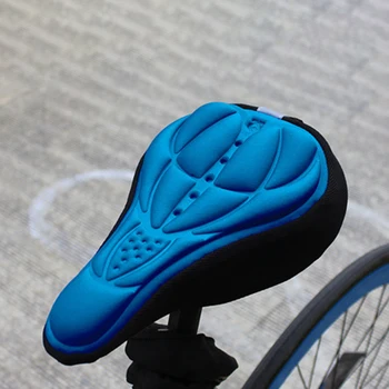 Утолщенный мягкий 3D чехол для подушки, Удобный Универсальный Чехол для велосипедного седла, Дышащий Чехол для горного шоссейного велосипеда