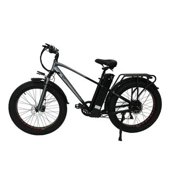 Электрический велосипед 26 дюймов Снежный горный велосипед Дорожный пляжный литиевый аккумулятор Система питания Рама из алюминиевого сплава Безопасность Удобный