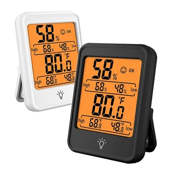 Электронный цифровой ЖК-дисплей, удобный датчик температуры в помещении, измеритель влажности, термометр, гигрометр